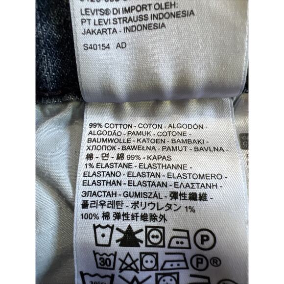 Levis Jeans Womens 8 Blue 515 Bootcut Stretch Denim 30" Inseam Embroidered - Picture 12 of 16